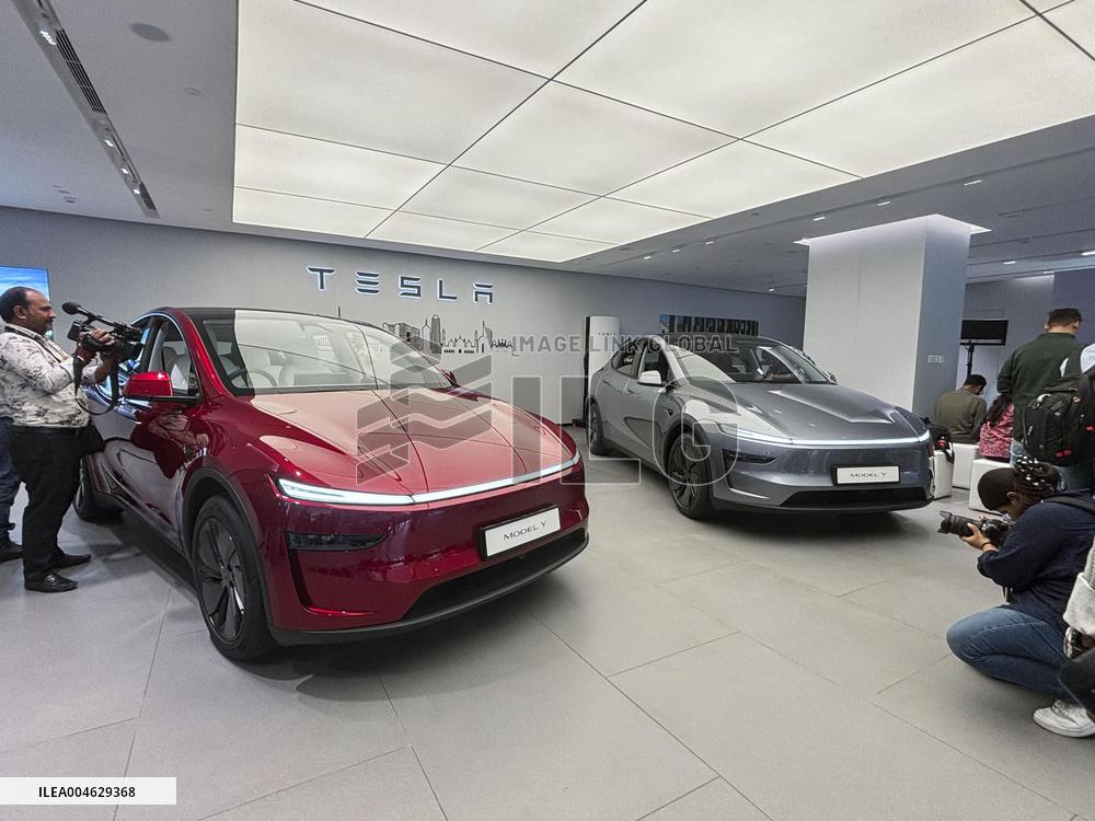 Tesla showroom in India