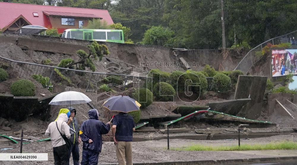 Torrential rain in Kumamoto Pref.