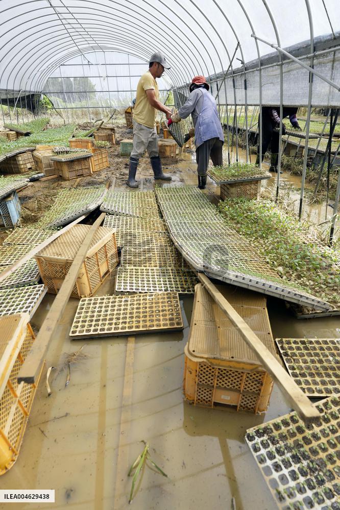 Aftermath of torrential rain in Kumamoto Pref.