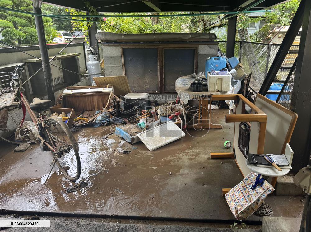 Aftermath of torrential rain in Kumamoto Pref.