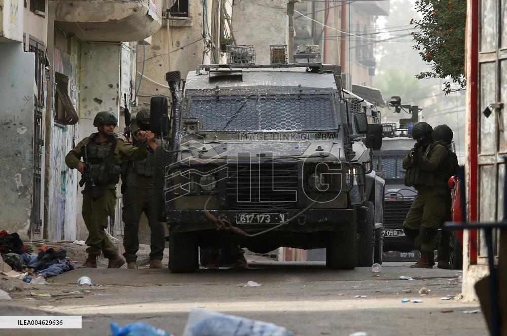 MIDEAST-WEST BANK-NABLUS-ISRAELI RAID