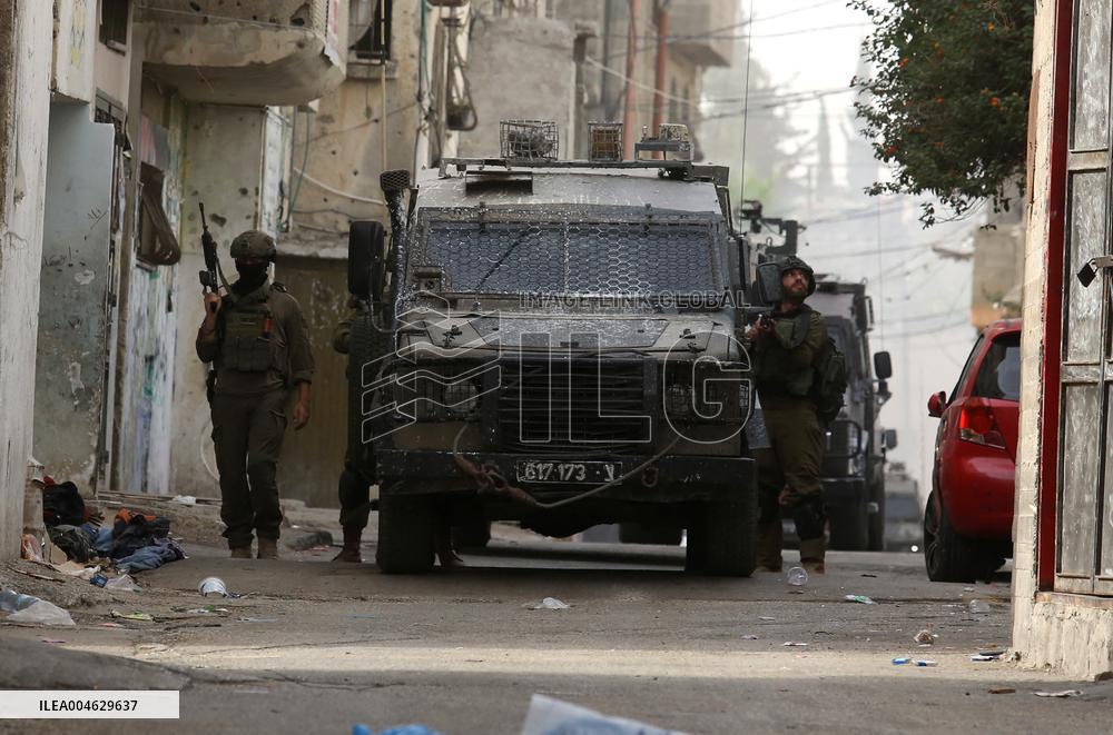 MIDEAST-WEST BANK-NABLUS-ISRAELI RAID