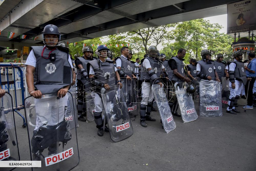 Protesters Clash with Police - India