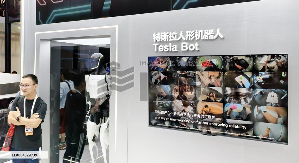 2025 WAIC Tesla Booth