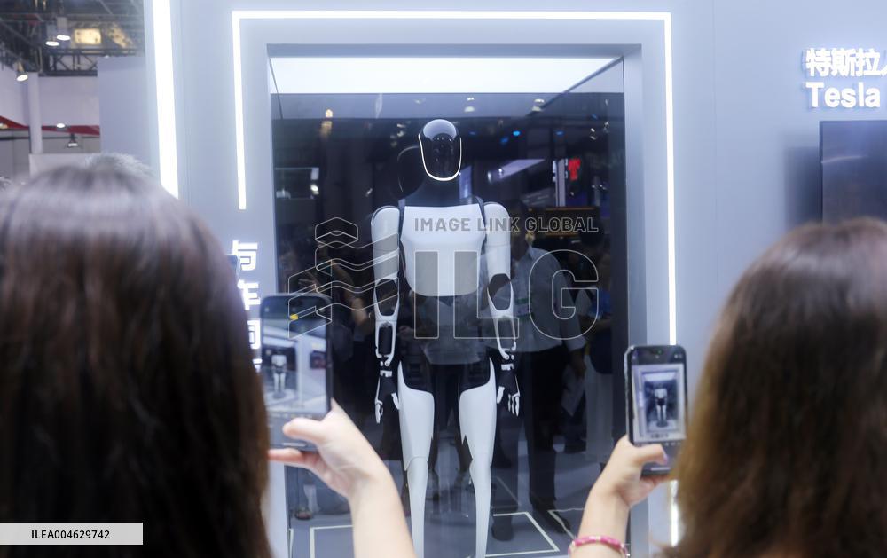 2025 WAIC Tesla Booth
