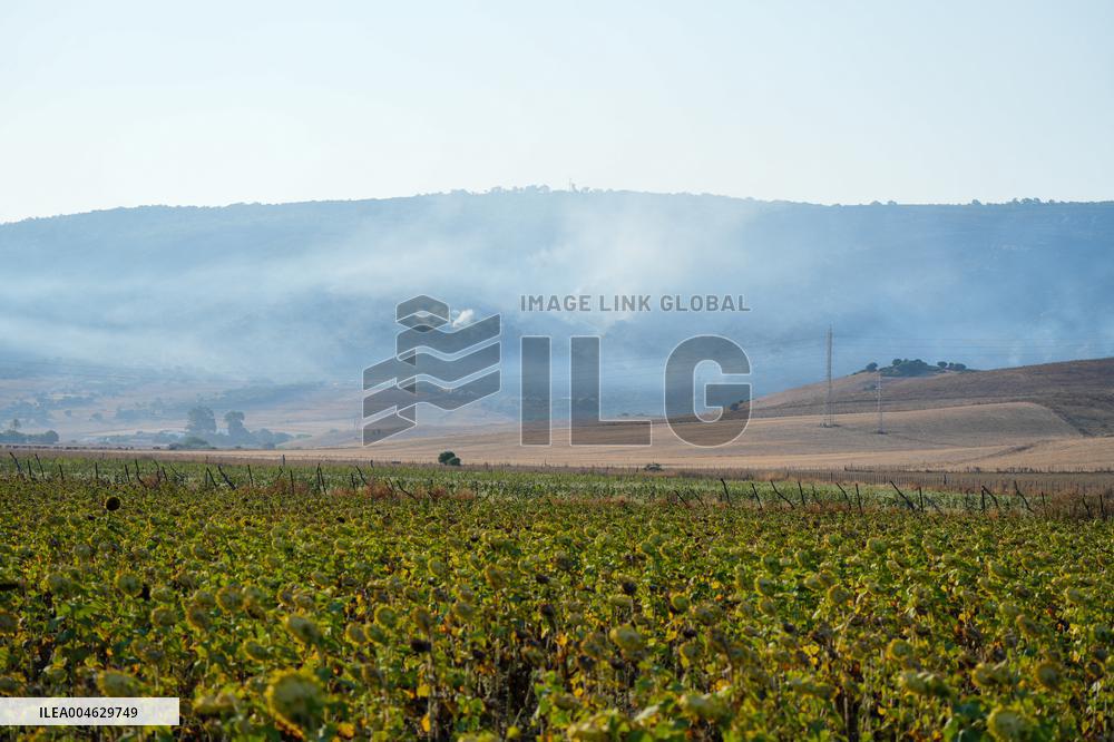 Firefighters Battle 'Fire Whirls' in Northern Spain