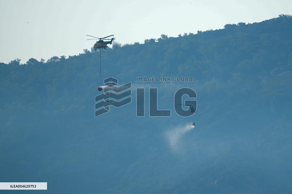 Firefighters Battle 'Fire Whirls' in Northern Spain