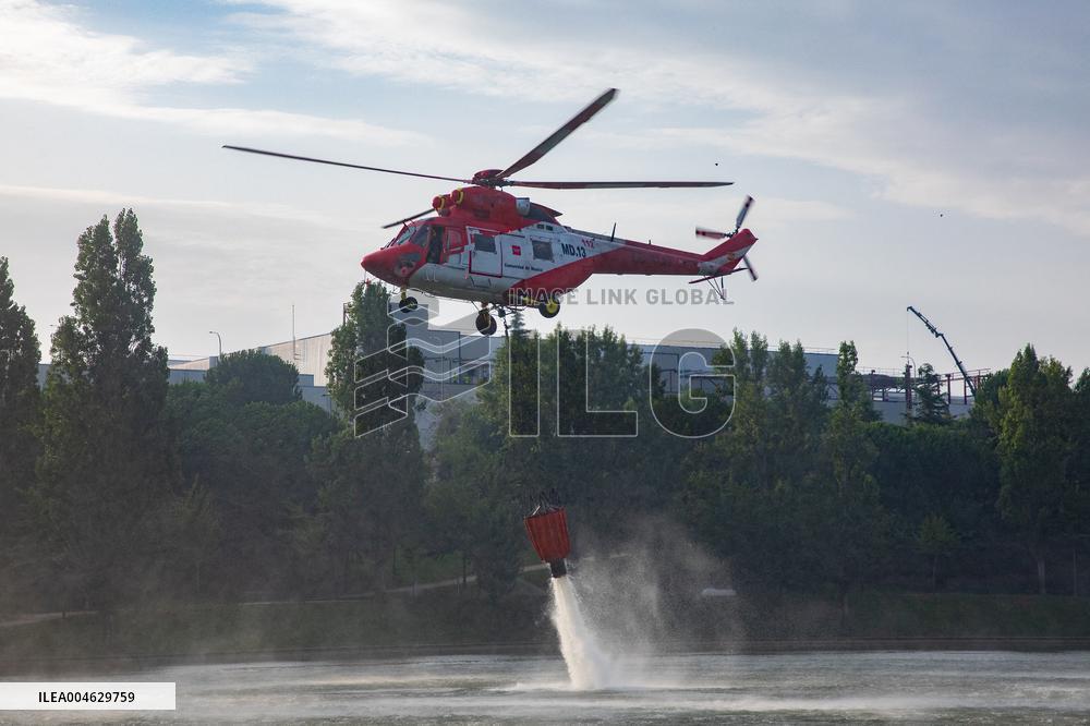 Firefighters Battle 'Fire Whirls' in Northern Spain
