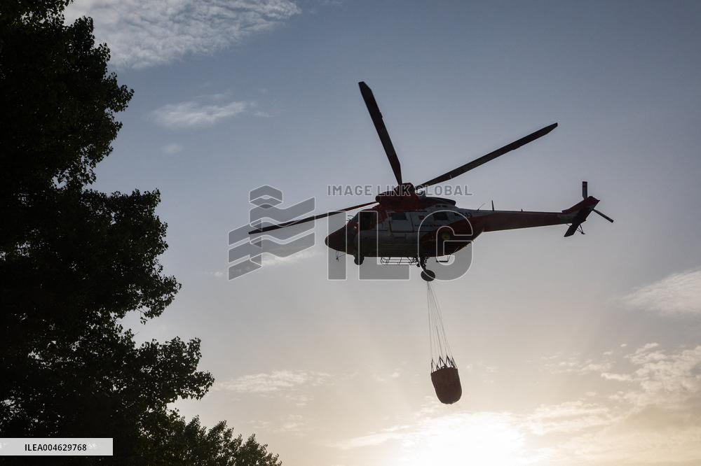 Firefighters Battle 'Fire Whirls' in Northern Spain