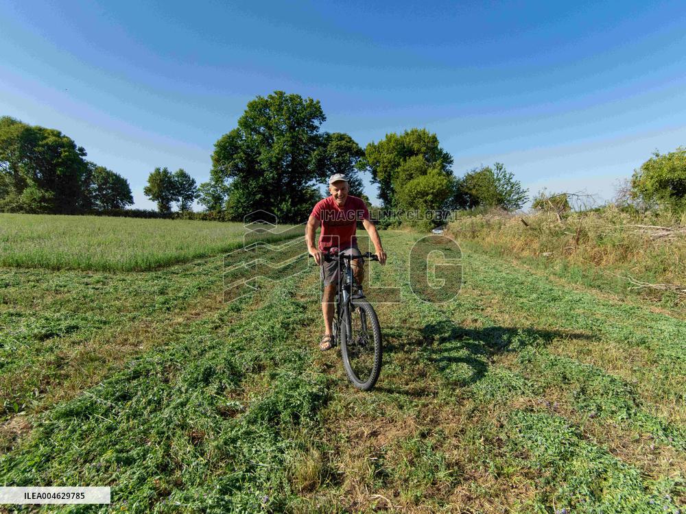 Farming in Aveyron During The Heatwave - France
