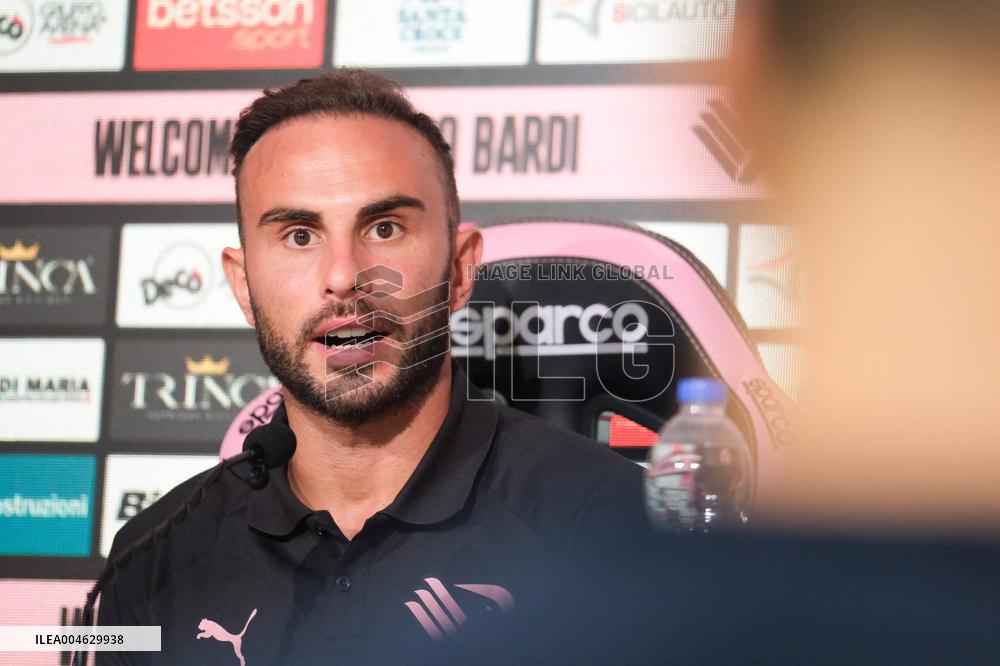 CALCIO - Serie B - Presentation of Palermo FC's new signing, Francesco Bardi
