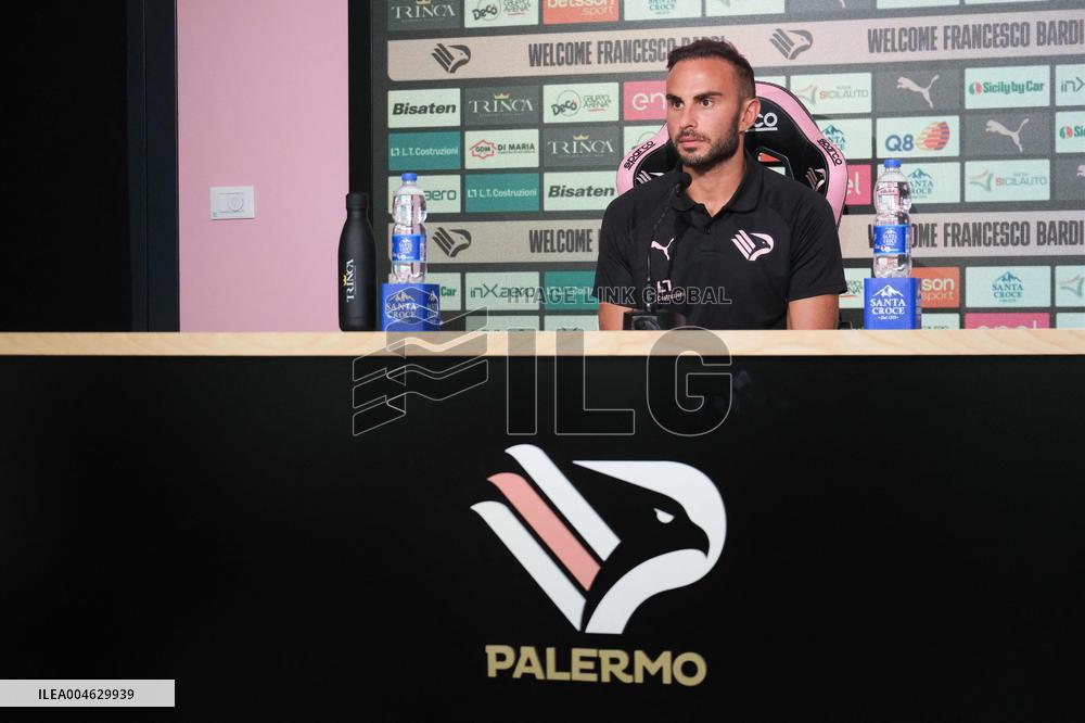 CALCIO - Serie B - Presentation of Palermo FC's new signing, Francesco Bardi