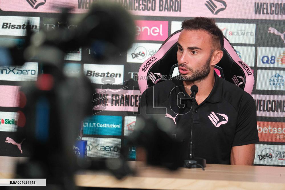 CALCIO - Serie B - Presentation of Palermo FC's new signing, Francesco Bardi