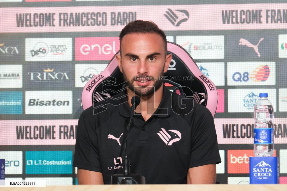 CALCIO - Serie B - Presentation of Palermo FC's new signing, Francesco Bardi