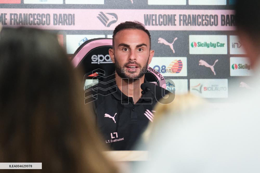 CALCIO - Serie B - Presentation of Palermo FC's new signing, Francesco Bardi