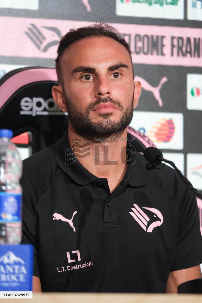 CALCIO - Serie B - Presentation of Palermo FC's new signing, Francesco Bardi