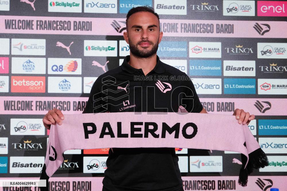 CALCIO - Serie B - Presentation of Palermo FC's new signing, Francesco Bardi