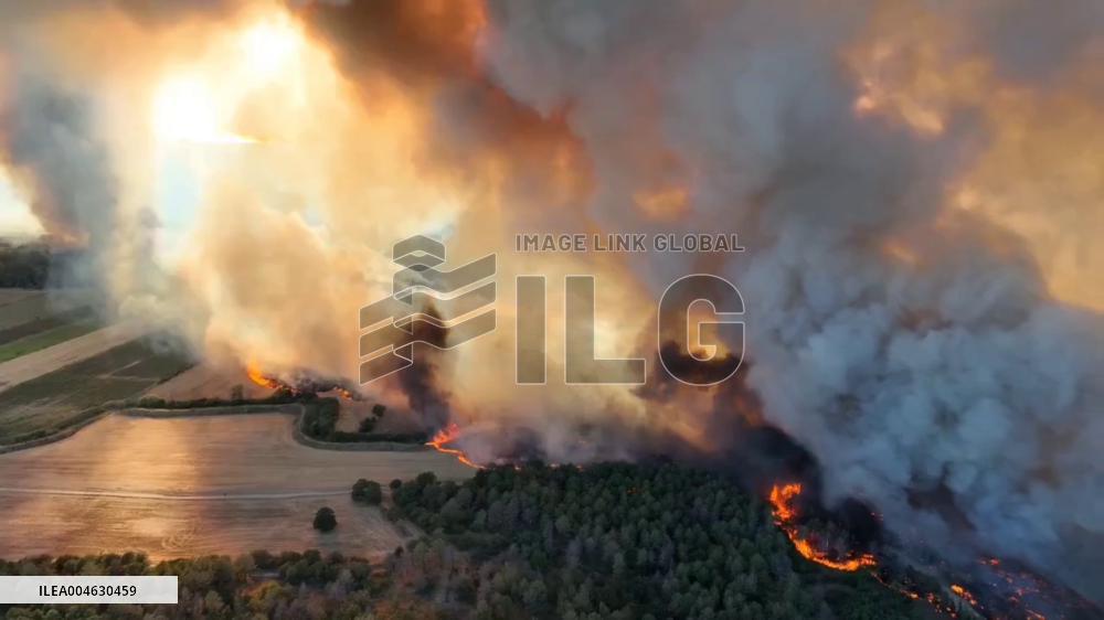 Turkey: Wildfire Spreads in Edirne’s Enez, 15 Injured and Thousands Evacuated