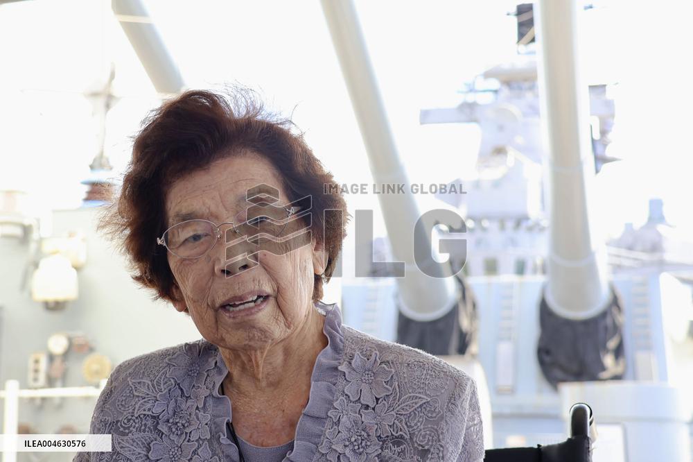 A-bomb exhibition at Battleship Missouri Memorial