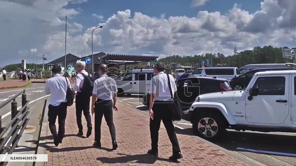 [Breaking News]Tornado in sea off central Japan