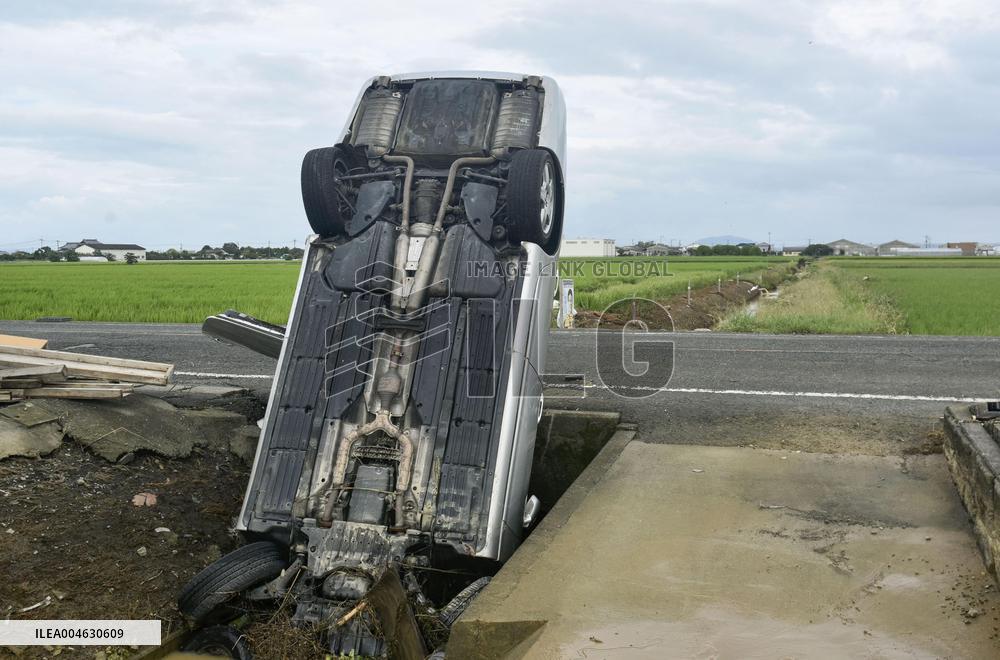 Aftermath of torrential rain in southwestern Japan