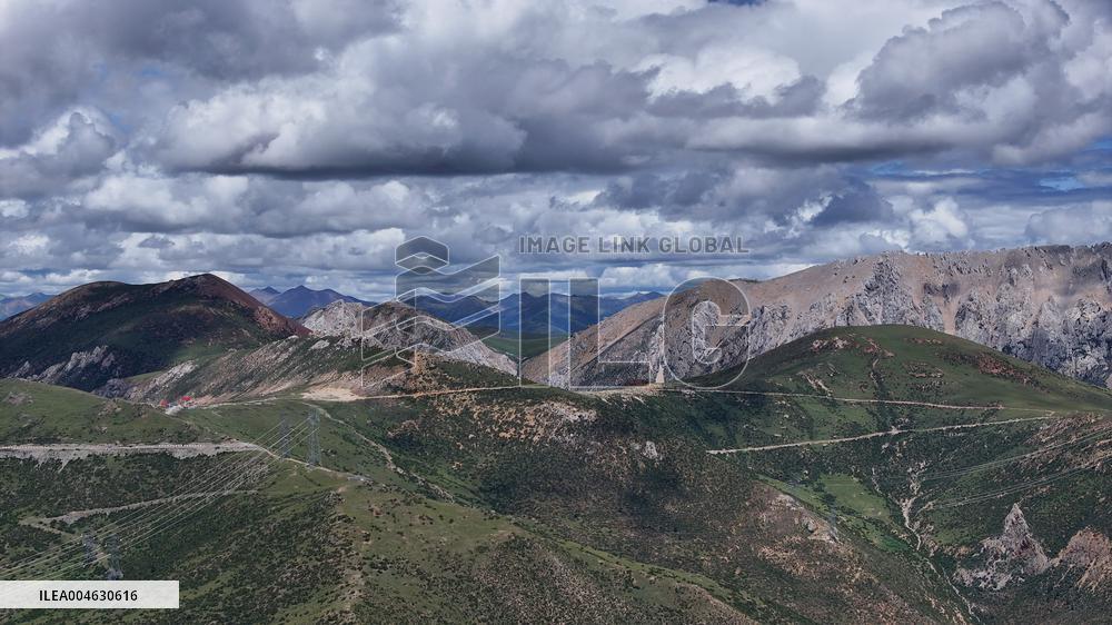 Winding Road in Tibet