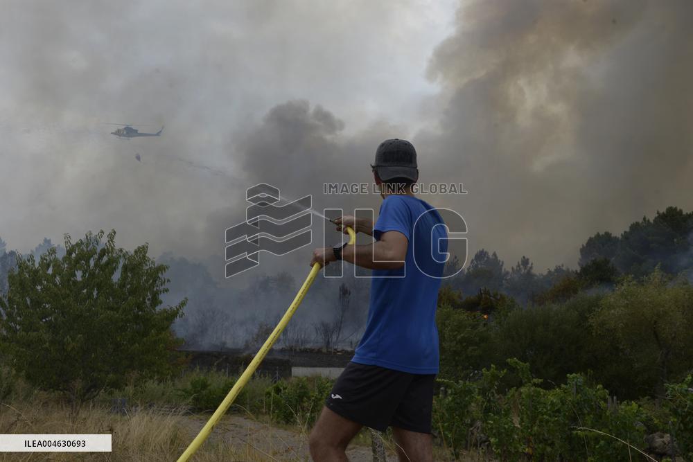 Emergency Level 2 Declared in Ourense as Fires Burn 4,300 Hectares - Spain