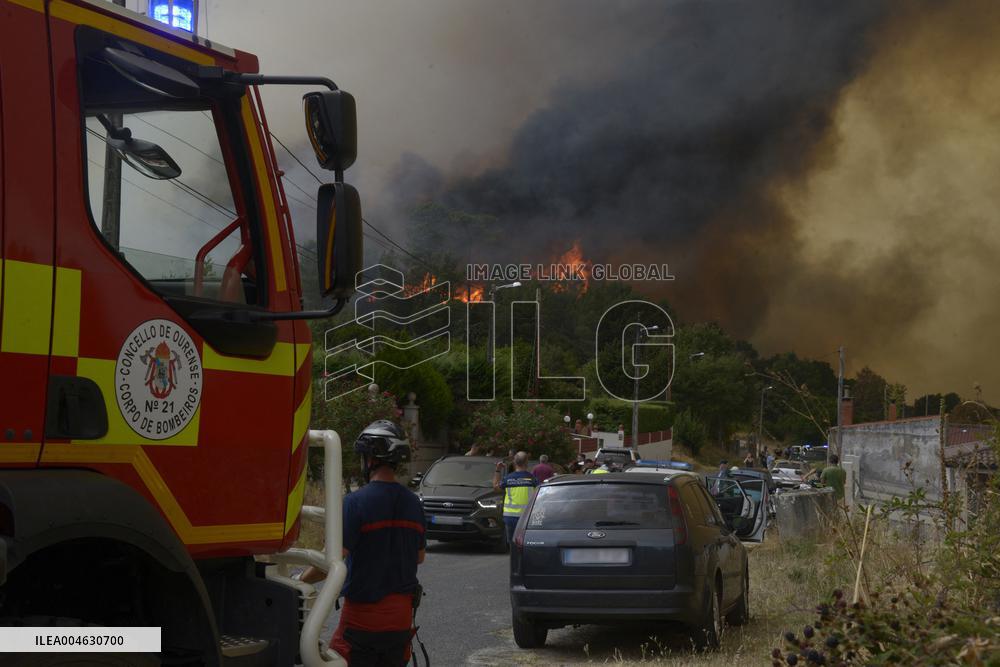 Emergency Level 2 Declared in Ourense as Fires Burn 4,300 Hectares - Spain