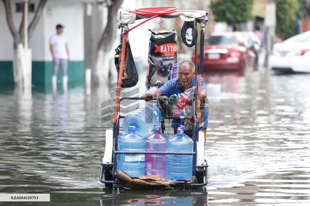 Flood in Mexico