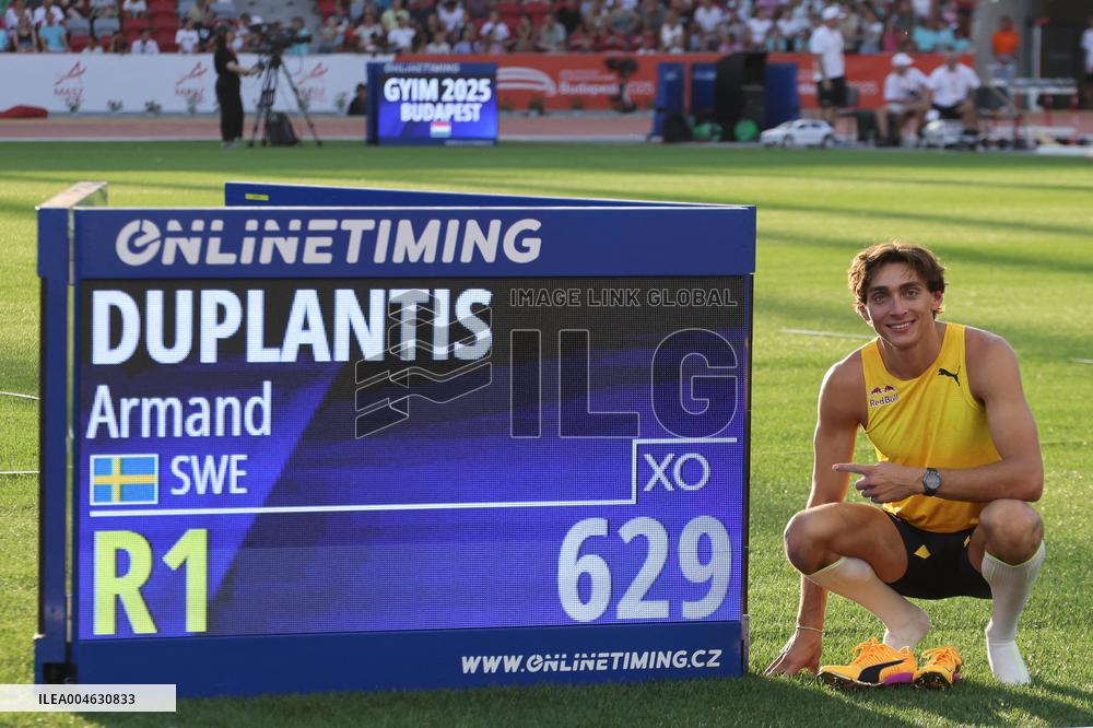 Duplantis Set a New Pole Vault World - Budapest