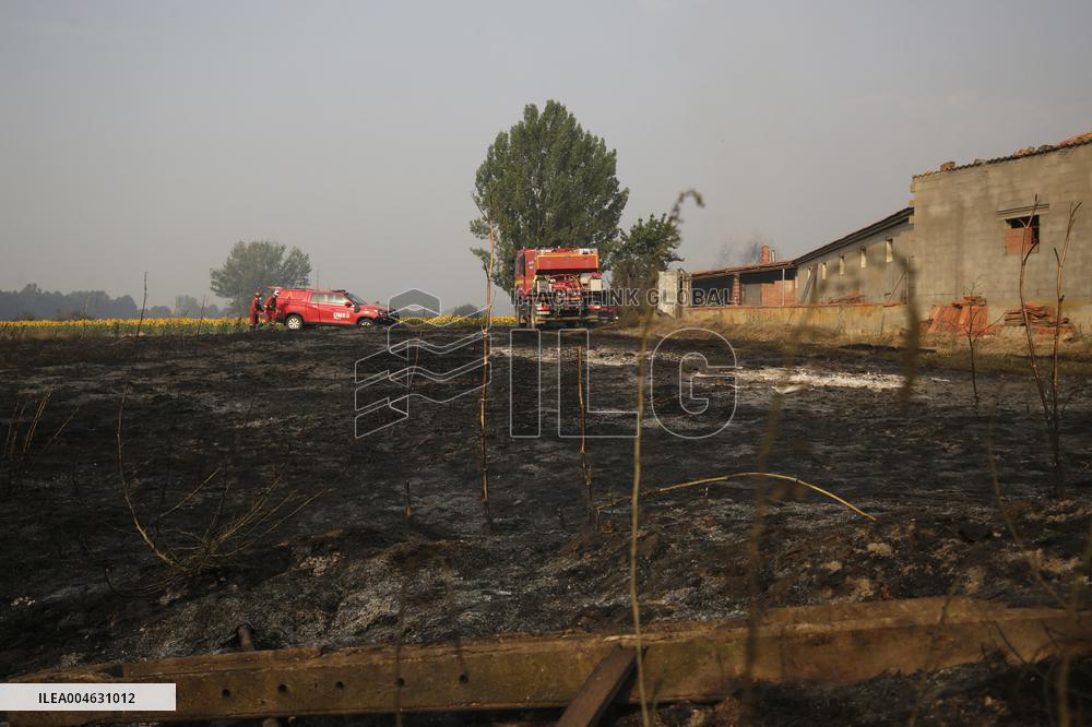 One Dead and More than 5,000 People Evacuated as Fires Ravage Leon - Spain