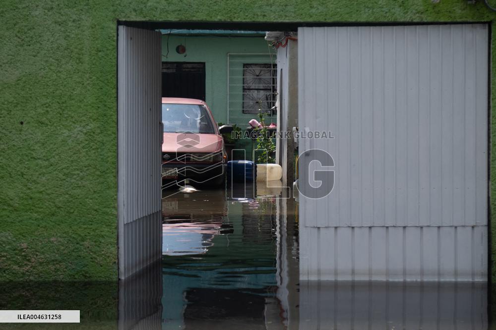 Valley of Mexico Flooded Due The Heavy Rains - Mexico