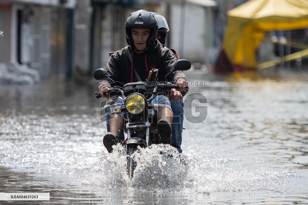 Valley of Mexico Flooded Due The Heavy Rains - Mexico