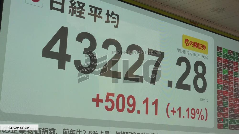 Nikkei index hits record closing high