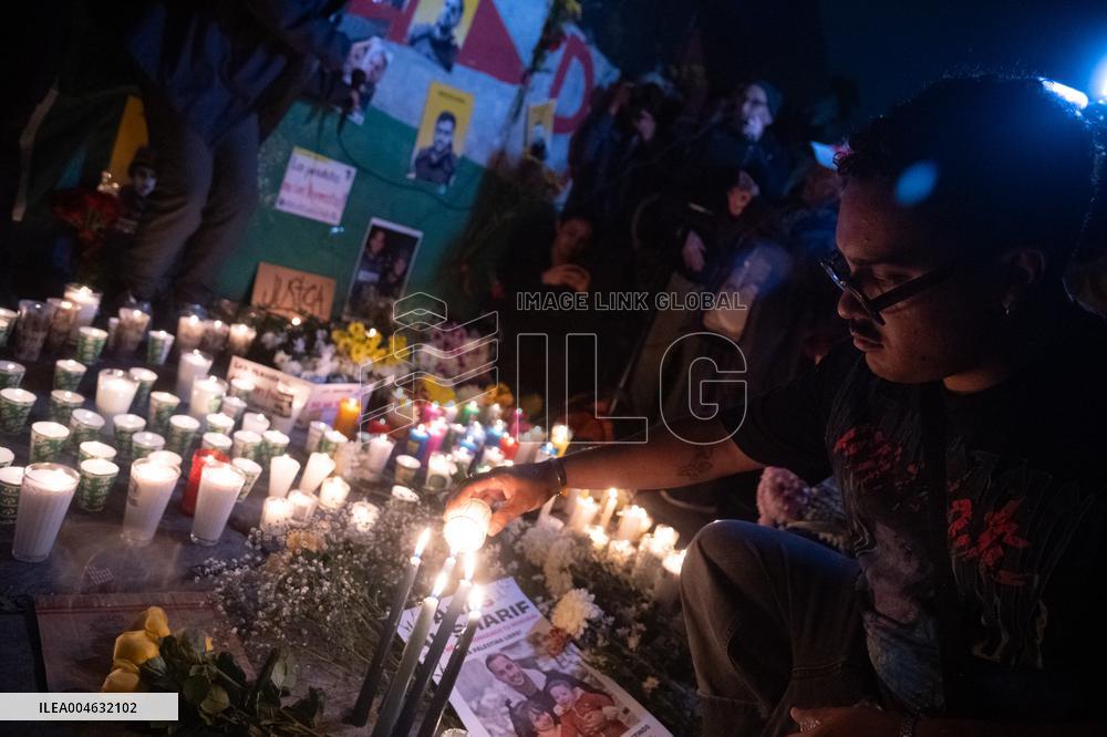 Vigil To Demand Justice For Palestinian journalists Killed In Gaza - Mexico