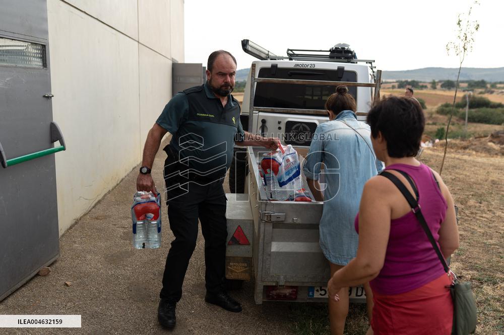 Forest Fires Continue to Burn in Northern Spain