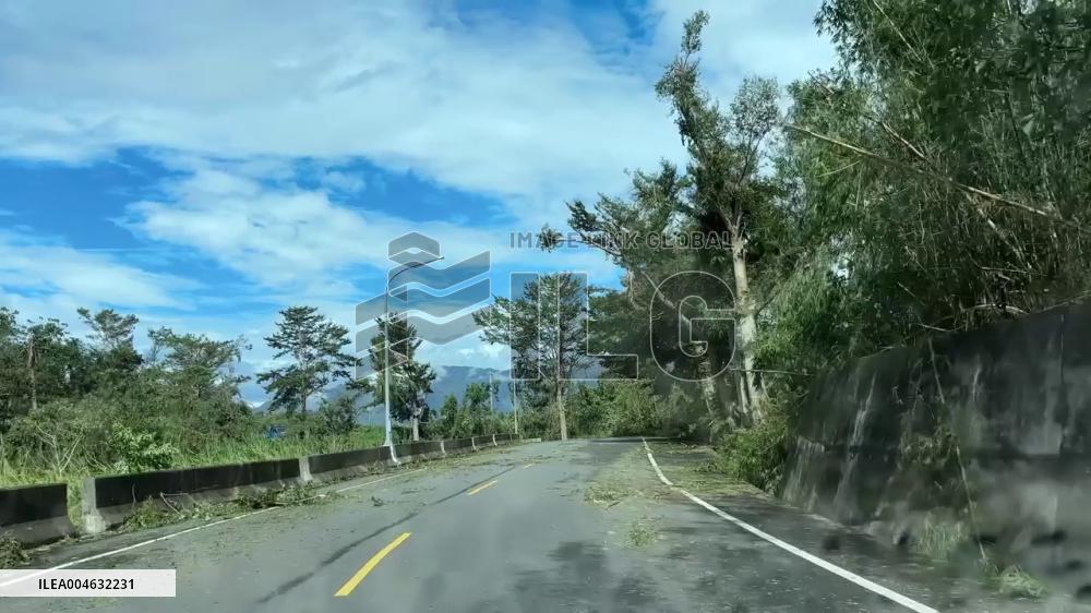 Taiwan: Typhoon Podul Leaves Trail of Damage, 1 Missing and 112 Injured