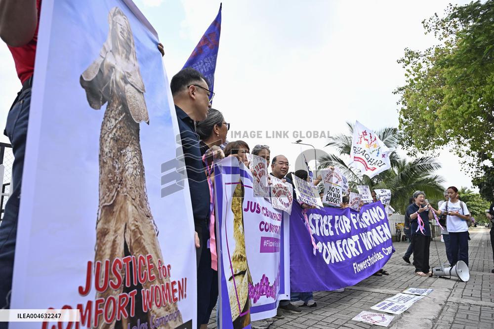 Protest rally in Manila over "comfort" women