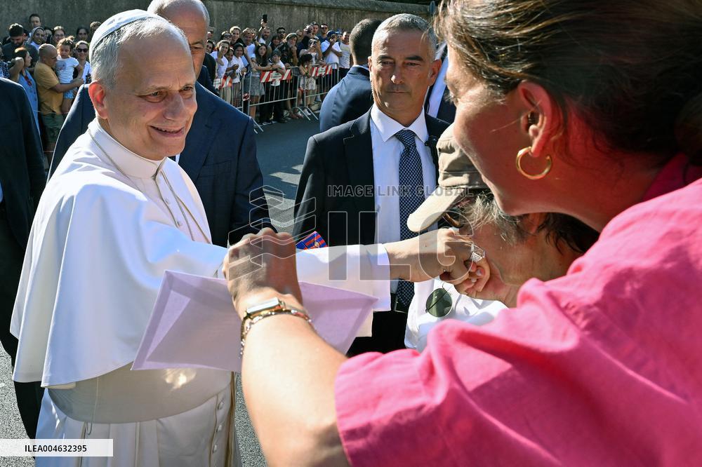 Pope Leo XIV Arrives in His Summer Residence - Italy