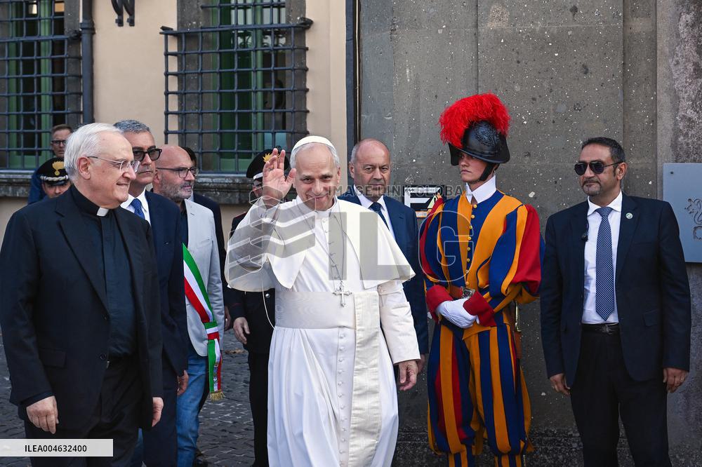 Pope Leo XIV Arrives in His Summer Residence - Italy