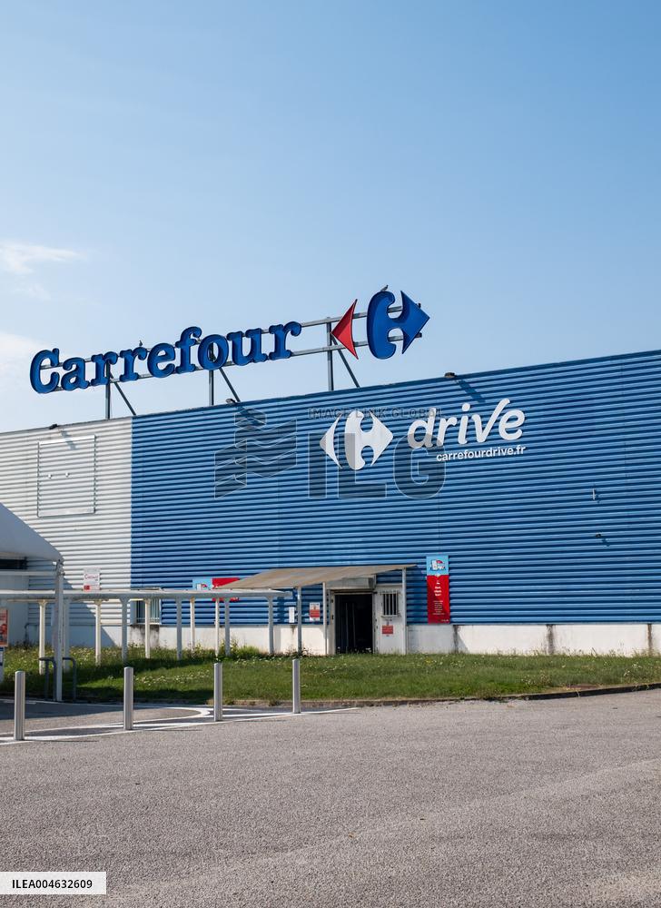 Illustration - Shop and Logo - Shopping Center - Rambouillet