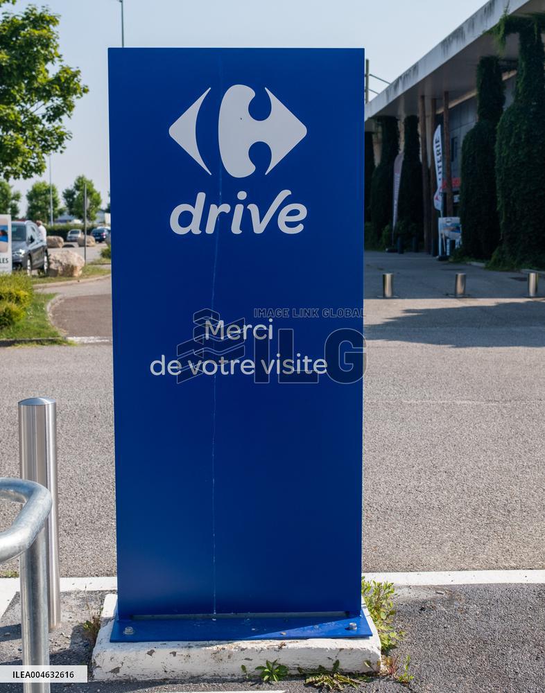 Illustration - Shop and Logo - Shopping Center - Rambouillet