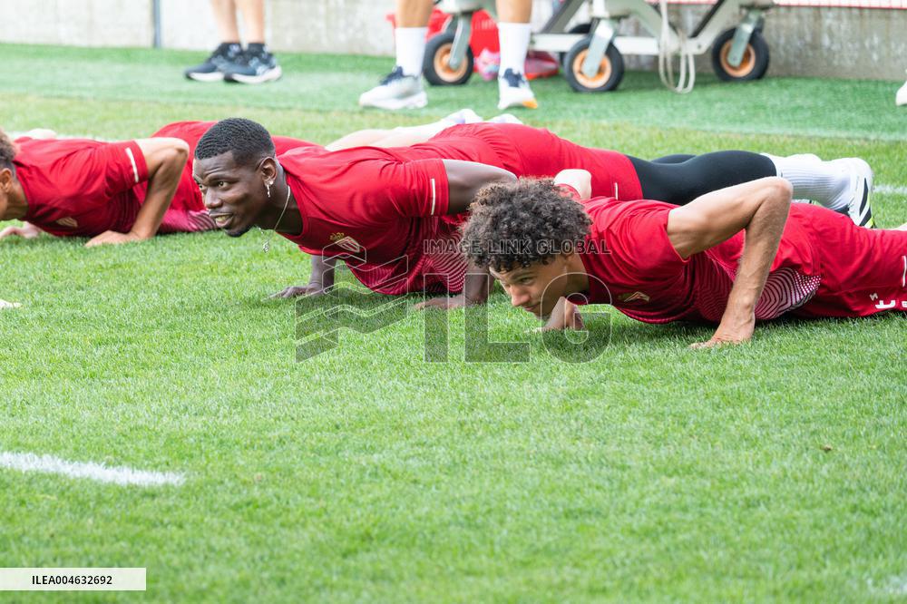 Training Highlights Pogba with AS Monaco
