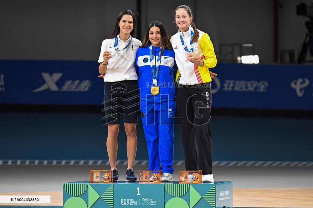 The World Games 2025 - Haila Brunet Alvarez Wins Silver in Inline Speed Skating - China