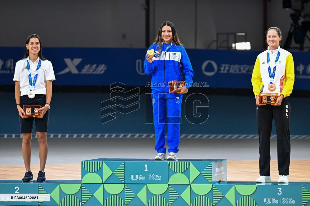 The World Games 2025 - Haila Brunet Alvarez Wins Silver in Inline Speed Skating - China