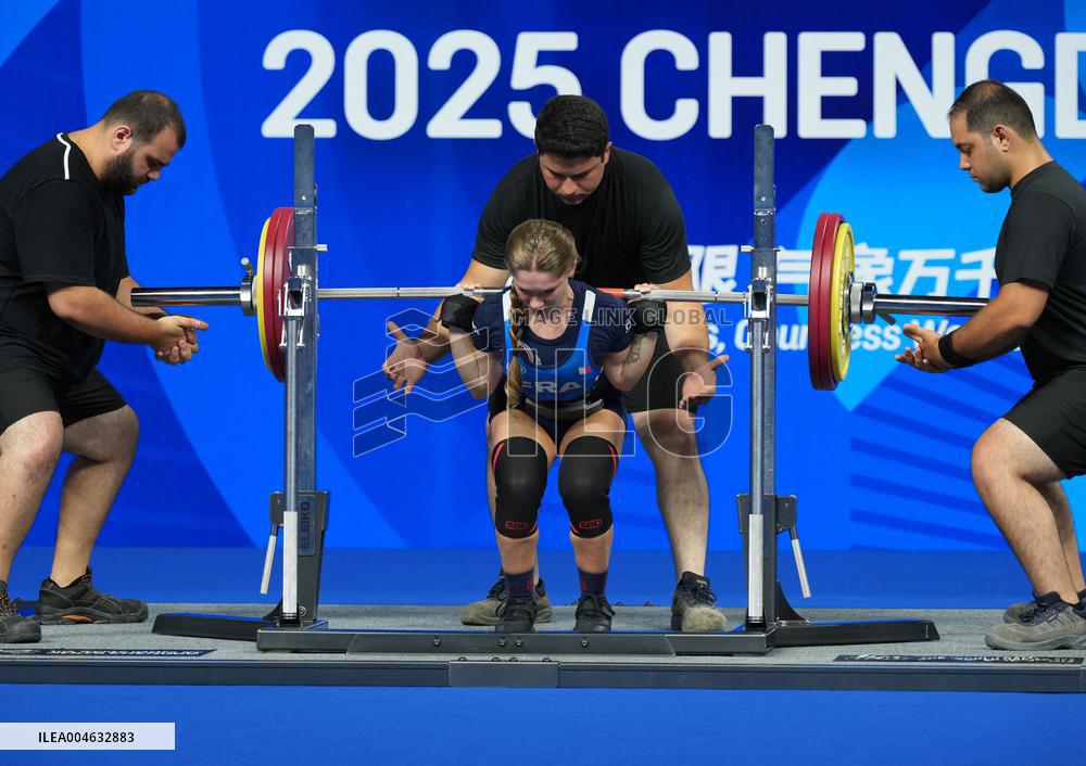 The World Games 2025 - Tiffany Chapon Wins Gold in Powerlifting - China
