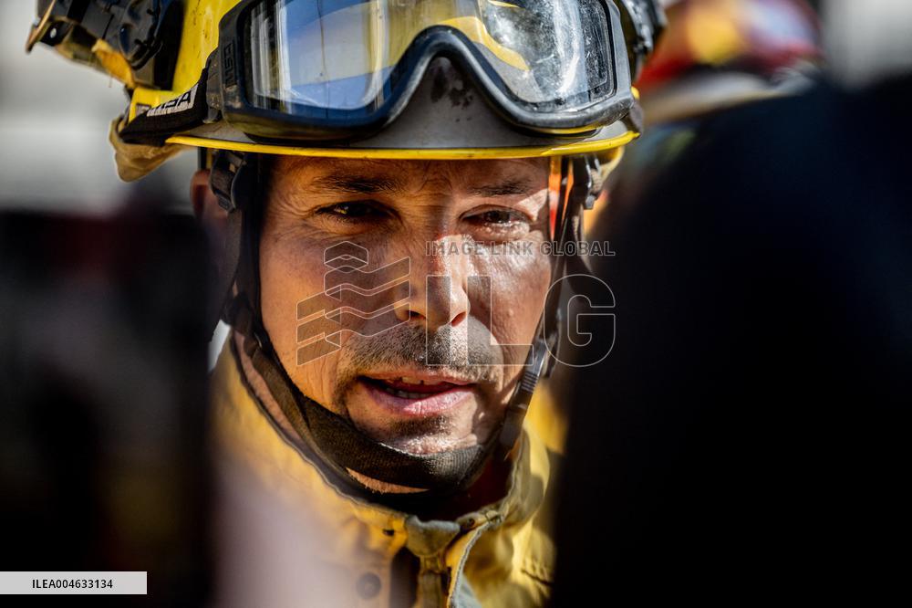 Press Conference by Madrid Forest Firefighters Council - Spain