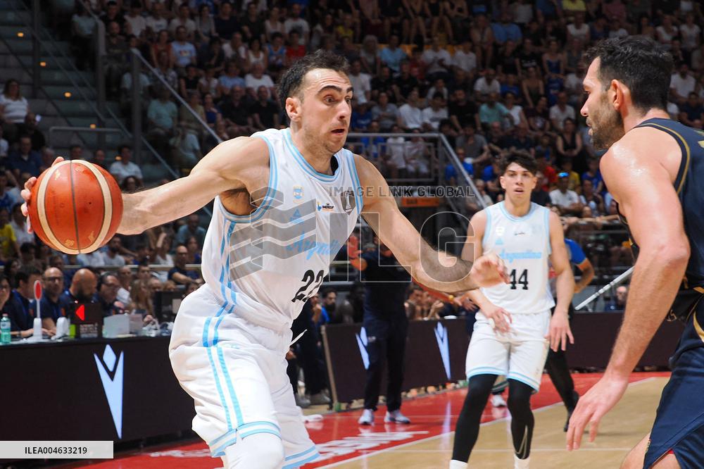 BASKET - Amichevole - Italy vs Argentina