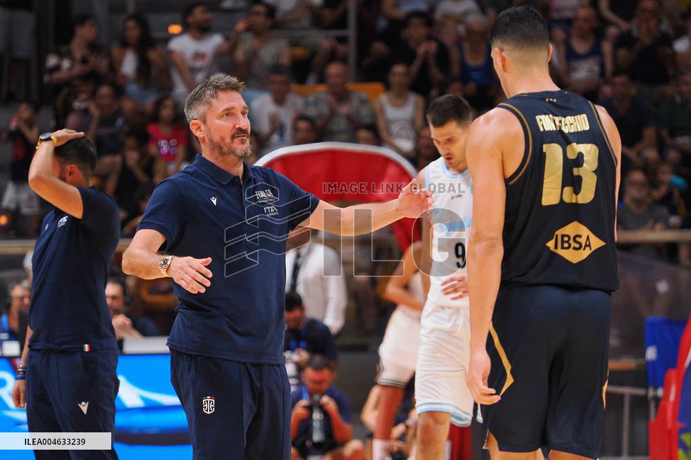 BASKET - Amichevole - Italy vs Argentina