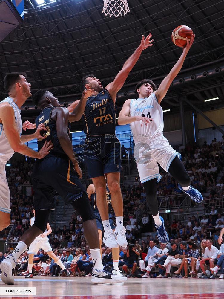 BASKET - Amichevole - Italy vs Argentina